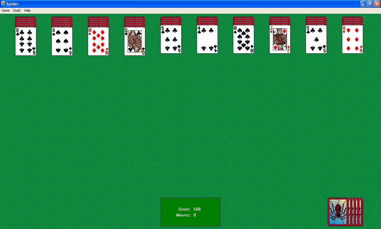microsoft spider solitaire card games for windows 10